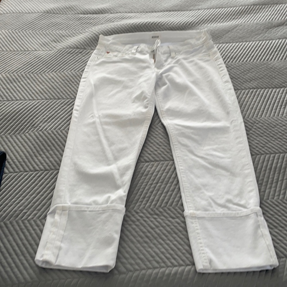 Hudson cropped jeans in excellent condition